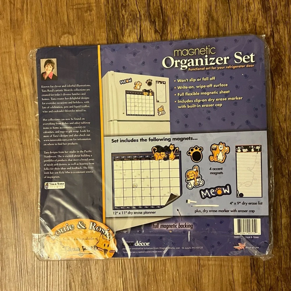 Louie & Rosie Magnetic Organizer Set, which is a magnetic dry-erase planner